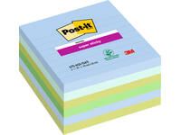 Memoblok Post-it 675-6 Super Sticky 101x101mm Oasis 6 stuks