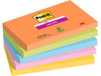 Memoblok Post-it 655 Super Sticky 76X127mm Boost 5 stuks