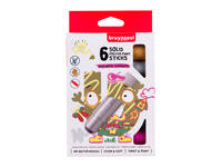 Verfstift Bruynzeel Kids assorti metallic 6 stuks