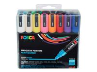Paintmarker Uni POSCA PC5M medium assorti set à 16 stuks