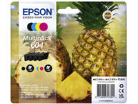 Inktcartridge Epson 604 T10G64 zwart + 3 kleuren