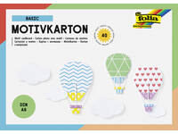 Fotokarton Folia A6 40vel met basisdesigns assorti