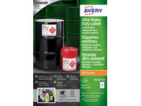 Etiket Avery B7173-50 99x57mm polyethyleen wit 500 stuks