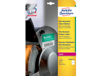 Etiket Avery L7916-10 210x148mm polyethyleen wit 20 stuks