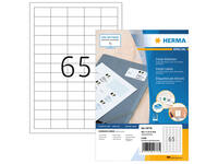 Etiket HERMA 10778 38.1x21.2mm wit 5200 stuks