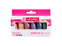 Acrylverf Talens Art Creation metallic assorti 6 tubes à 12ml