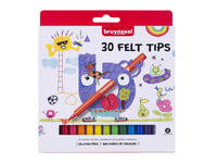 Viltstift Bruynzeel Kids assorti 30 stuks