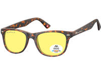 Zonnebril Montana met geel gepolariseerd glas turtle