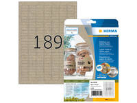 Etiket HERMA 10750 25.4x10mm silphie bruin 3780 stuks