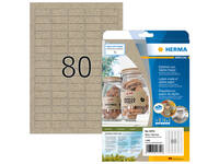 Etiket HERMA 10751 35.6x16.9mm silphie bruin 1600 stuks