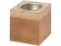 Waxinelichthouder Creativ Company 6x6x6cm MDF