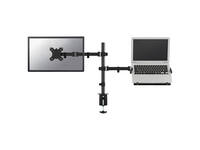 Monitorarm met laptopstandaard Neomounts FPMA-D550NOTEBOOK zwart