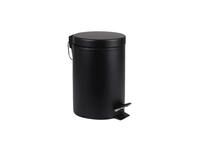 Pedaalemmer BRASQ 3 liter zwart