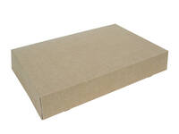 Cateringdoos IEZZY 46cm plasticvrij bruin 10 stuks