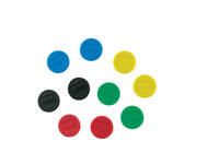 Magneet Nobo 13mm assorti 10 stuks