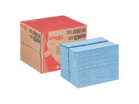 Reinigingsdoek WypAll X80 PowerClean dispenserdoos 1-laags 160 vel blauw 8294