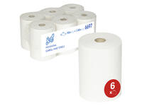Handdoekrol Scott Slimroll 1-laags 190m wit 6697