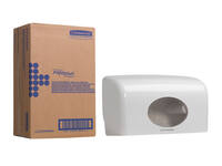 Toiletpapierdispenser Kimberly Clark Aquarius duo wit 6992