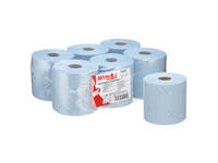 Poetspapier WypAll L10 GeneralClean 1-laags 800 vel blauw 7255