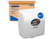Handdoekroldispenser Kimberly Clark Aquarius Slimroll wit 7955