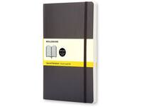 Notitieboek Moleskine pocket 90x140mm ruit 5x5mm soft cover zwart
