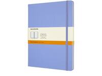 Notitieboek Moleskine XL 190x250mm lijn hard cover hydrangea blue