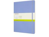 Notitieboek Moleskine XL 190x250mm blanco soft cover hydrangea blue