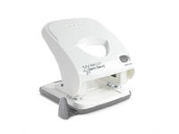 Perforator Rapesco Germ-Savvy Less Effort Eco X5-40ps antibacterieel 2-gaats wit