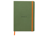 Notitieboek Rhodia A5 lijn 80 vel 90gr saliegroen