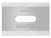 Reservemes Martor rechthoekig nr. 92043 10 stuks