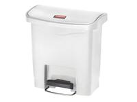 Pedaalemmer Rubbermaid Slim Jim Step-On 15liter wit