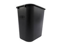 Afvalbak Rubbermaid medium 26 liter zwart