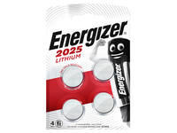 Batterij Energizer knoopcel 4x CR2025 lithium