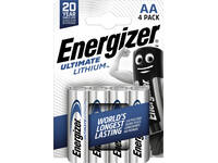 Batterij Energizer Ultimate Lithium 4x AA