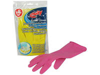 Huishoudhandschoen Multy latex Medium assorti