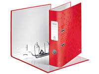 Ordner Leitz WOW 180 gelamineerd 80mm A4 rood