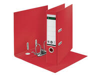 Ordner Leitz Recycle 180° 80mm karton A4 rood