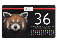 Kleurpotloden Nassau fine art assorti blik à 36 stuks