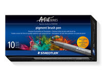 Brushpen Staedtler PigmentArts Intens zwart 1.0mm