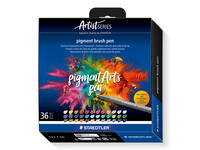 Brushpen Staedtler PigmentArts set à 36 kleuren