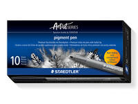 Fijnschrijver Staedtler PigmentArts Intens zwart