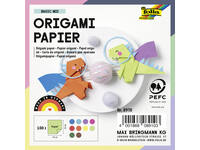 Origami papier Folia 20x20cm transparant 42gr 500 vel in 10 kleuren