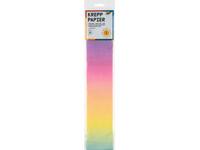 Crêpepapier Folia 50x250cm 10vel 1650 regenboog