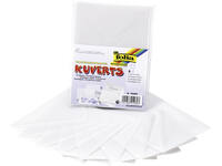 Envelop Folia A6 115gr set à 8 stuks transparant