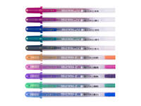 Gelschrijver Sakura Gelly Roll Gold Silver Shadow set à 10 kleuren