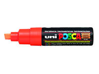 Paintmarker Uni POSCA PC8K breed schuin fluor oranje