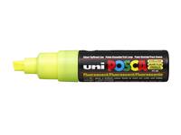 Paintmarker Uni POSCA PC8K breed schuin fluor gl