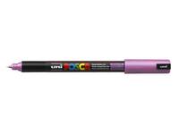 Paintmarker Uni POSCA PC1MR extra fijn metallic roze