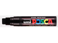 Paintmarker Uni POSCA PC17K extra breed rechthoek zwart