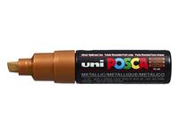 Paintmarker Uni POSCA PC8K breed schuin brons